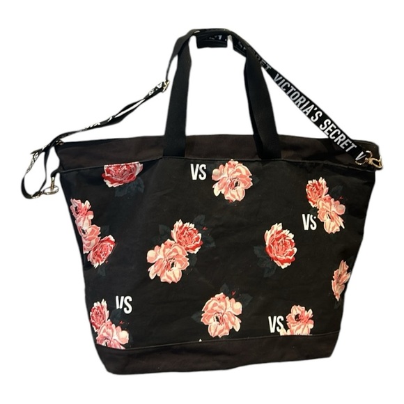 Victoria’s Secret Large Floral Weekend Travel Tote Bag - Picture 1 of 17
